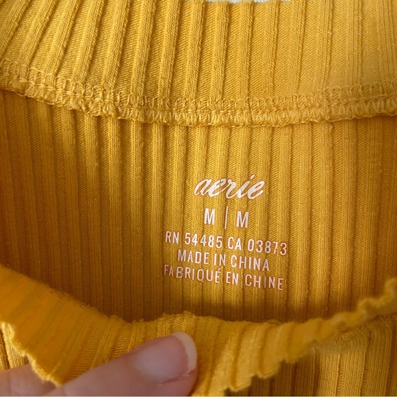 NWOT Aerie Rebel Cropped Ribbed Tank Top - Picture 4 of 10